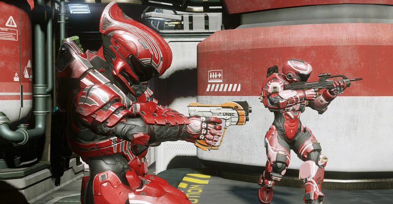 Hammer Storm, one of the game’s more substantial post-release updates, added new maps and weapons to multiplayer, including Halo: Combat Evolved’s iconic pistol.